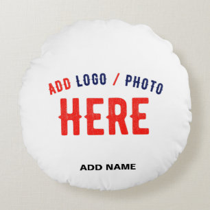 MODERNE, STYLISCH ZOLLBARE WEISSE, ÜBERPRÜFT MARKI RUNDES KISSEN