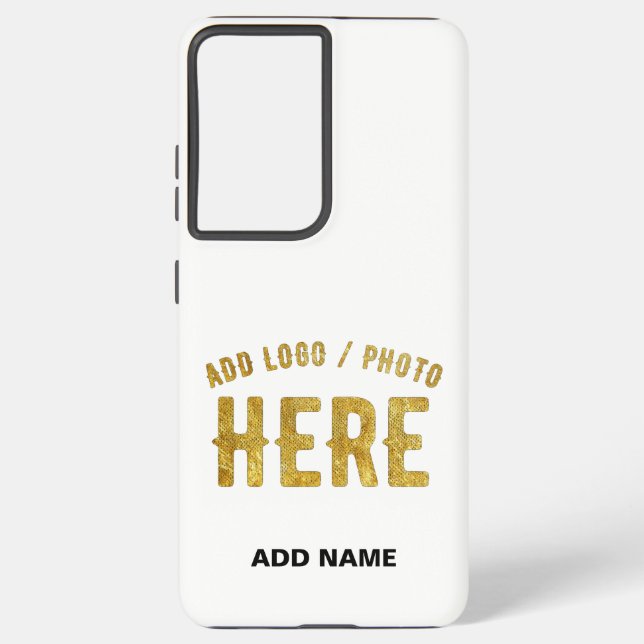 MODERNE, STYLISCH ZOLLBARE WEISSE, ÜBERPRÜFT MARKI SAMSUNG GALAXY HÜLLE (Rückseite)