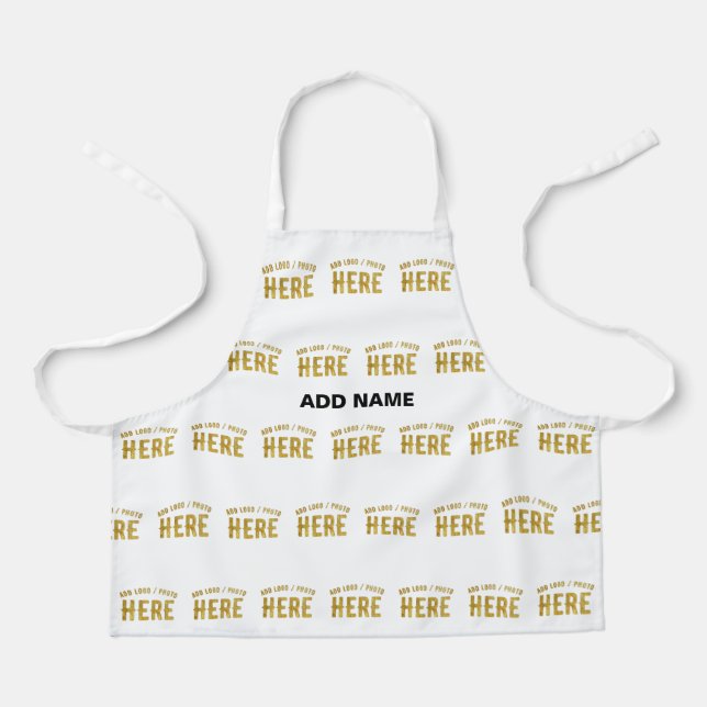 MODERNE, STYLISCH ZOLLBARE WEISSE, ÜBERPRÜFT MARKI SCHÜRZE (Vorderseite)