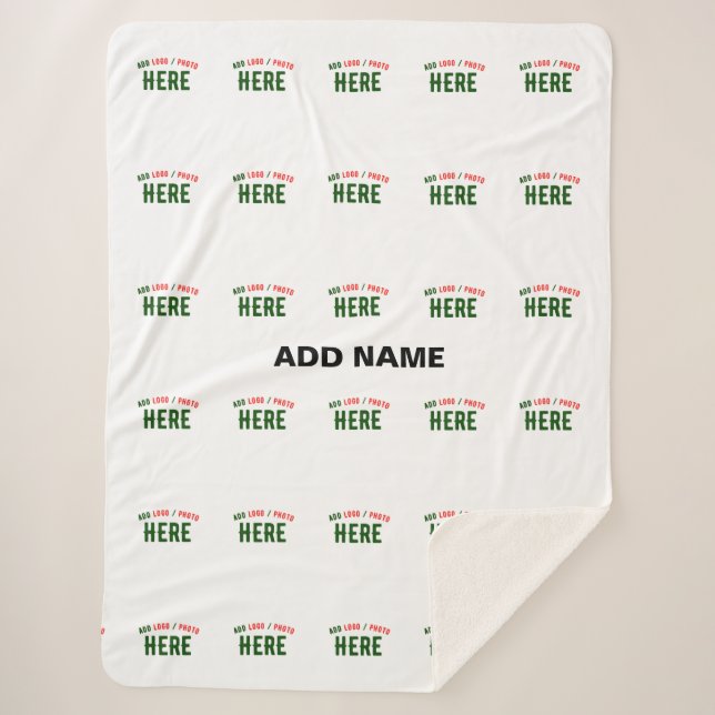 MODERNE, STYLISCH ZOLLBARE WEISSE, ÜBERPRÜFT MARKI SHERPADECKE (Vorderseite)