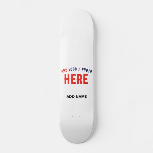 MODERNE, STYLISCH ZOLLBARE WEISSE, ÜBERPRÜFT MARKI SKATEBOARD (Vorderseite)
