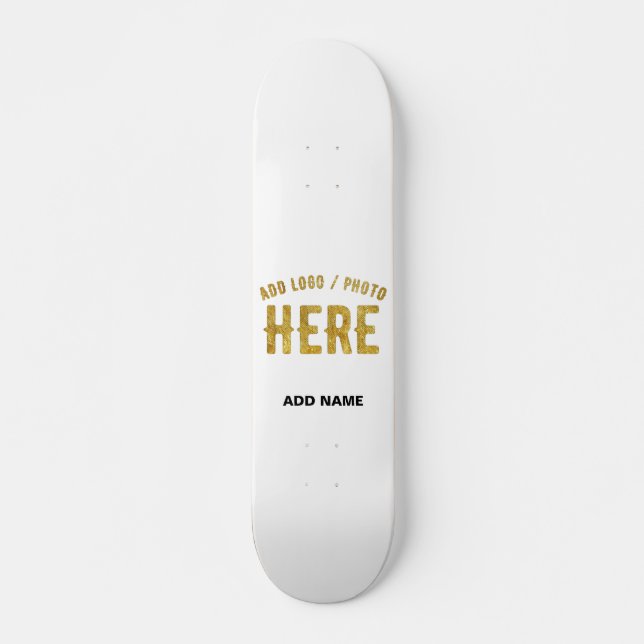 MODERNE, STYLISCH ZOLLBARE WEISSE, ÜBERPRÜFT MARKI SKATEBOARD (Vorne)