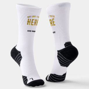 MODERNE, STYLISCH ZOLLBARE WEISSE, ÜBERPRÜFT MARKI SOCKEN