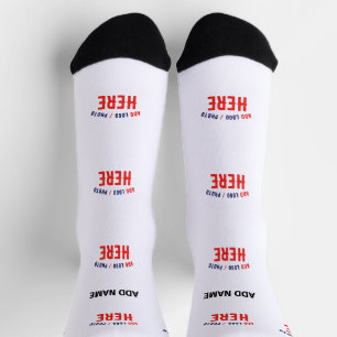 MODERNE, STYLISCH ZOLLBARE WEISSE, ÜBERPRÜFT MARKI SOCKEN