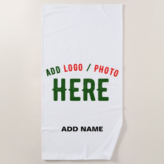 MODERNE, STYLISCH ZOLLBARE WEISSE, ÜBERPRÜFT MARKI STRANDTUCH (Vorderseite)