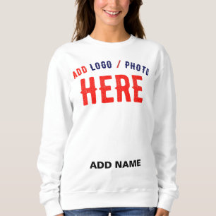 MODERNE, STYLISCH ZOLLBARE WEISSE, ÜBERPRÜFT MARKI SWEATSHIRT