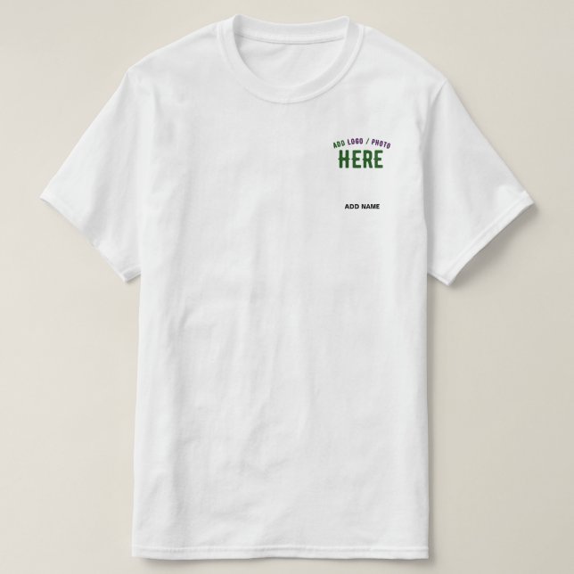 MODERNE, STYLISCH ZOLLBARE WEISSE, ÜBERPRÜFT MARKI T-Shirt (Design vorne)
