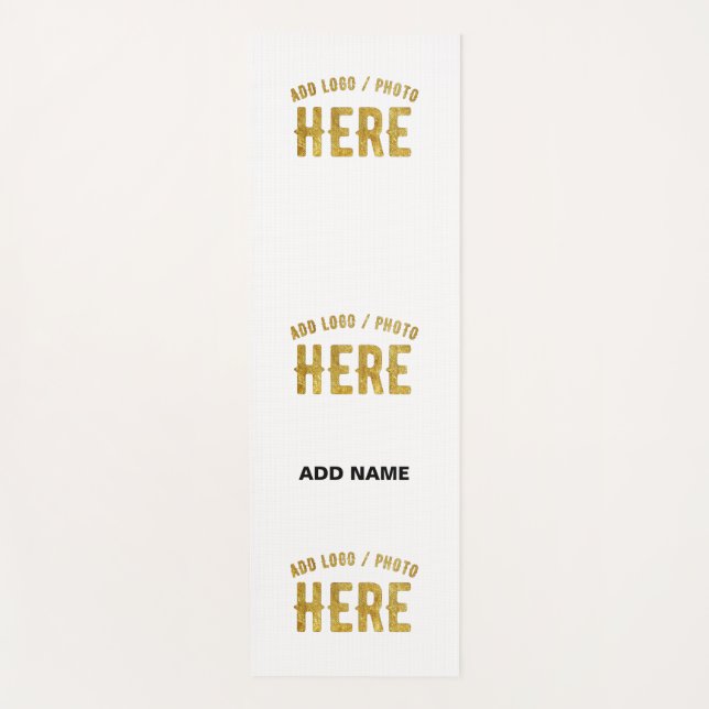 MODERNE, STYLISCH ZOLLBARE WEISSE, ÜBERPRÜFT MARKI YOGAMATTE (Vorderseite)