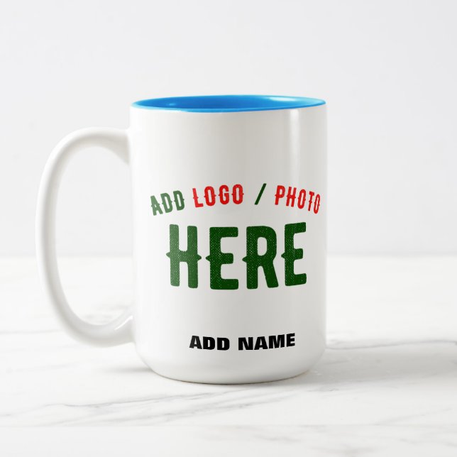 MODERNE, STYLISCH ZOLLBARE WEISSE, ÜBERPRÜFT MARKI ZWEIFARBIGE TASSE (Links)