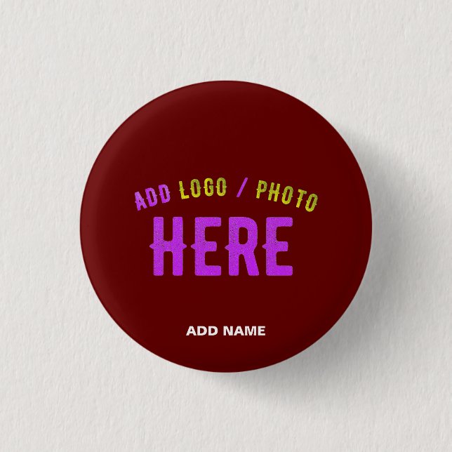 MODERNE, STYLISCH ZOLLBLOOD ÜBERPRÜFTE MARKENBEZOG BUTTON (Vorderseite)