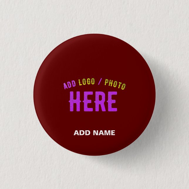 MODERNE, STYLISCH ZOLLBLOOD ÜBERPRÜFTE MARKENBEZOG BUTTON (Vorderseite)