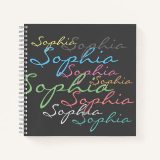 Moderne, stylische, maximalistische Individuelle N Notizbuch
