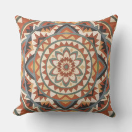 Moderne Südwest-Mandala Kissen