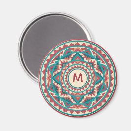 Moderne Südwest-Mandala Magnet