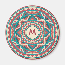 Moderne Südwest-Mandala Magnet