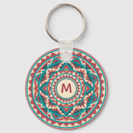 Moderne Südwest-Mandala Schlüsselanhänger