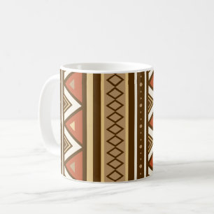 Moderne südwestliche Geometrie, braun, Tan & Rust Kaffeetasse