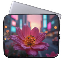Moderne Sunrise Bloom 15' Laptopschutzhülle