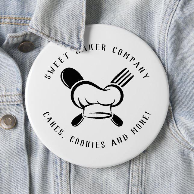 Moderne Süßbäckerei Unternehmen Button (Beispiel)