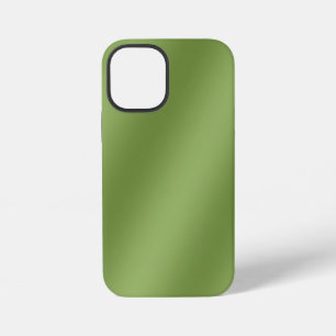 Moderne süße feste grüne Verlaufs-Wellenstruktur iPhone 12 Mini Hülle