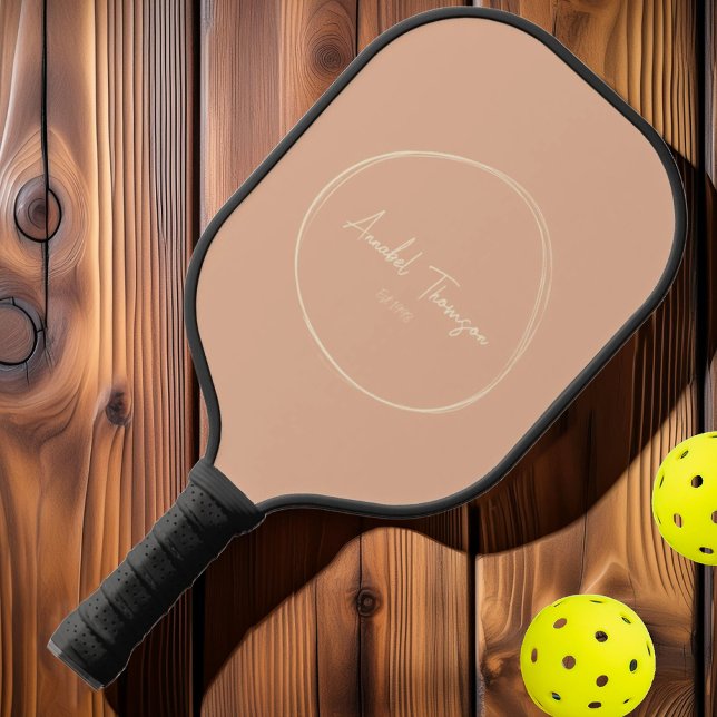 Moderne süße Pfirsich aus dem Mittelalter | Name d Pickleball Schläger (Von Creator hochgeladen)
