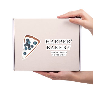 Moderne Süßigkeiten Bäckerei Beruflich Business Aufkleber