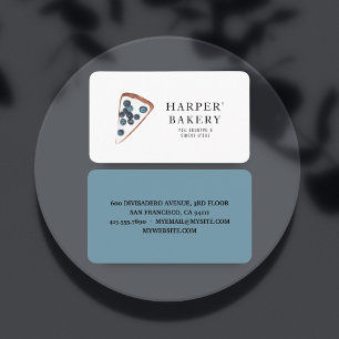 Moderne Süßigkeiten Bäckerei Beruflich Business Visitenkarte