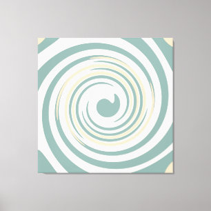 Moderne Swirbelsäule und Tan Canvas Print Leinwanddruck