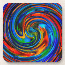 Moderne Swirl Abstrakt Art #10