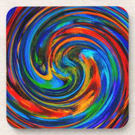 Moderne Swirl Abstrakt Art #10 Getränkeuntersetzer