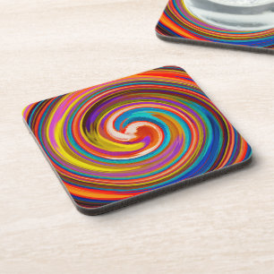 Moderne Swirl Abstrakt Art #15 Untersetzer