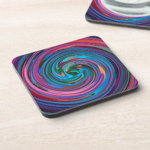 Moderne Swirl Abstrakt Art #19 Getränkeuntersetzer