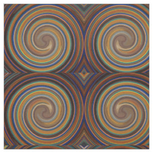 Moderne Swirl Abstrakt Art #23 Stoff