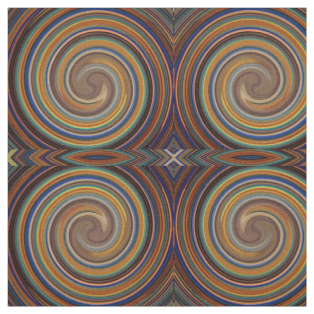 Moderne Swirl Abstrakt Art #23 Stoff (Muster)