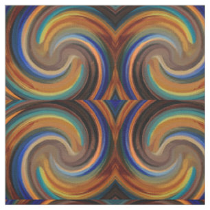 Moderne Swirl Abstrakt Art #24 Stoff