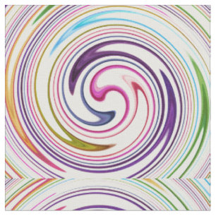 Moderne Swirl Abstrakt Art #2 Stoff