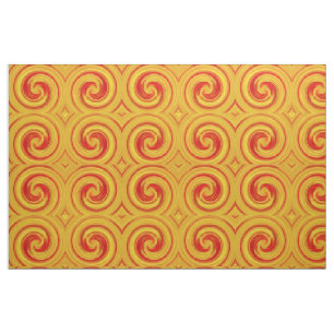 Moderne Swirl Abstrakt Art #3 Stoff