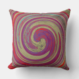Moderne Swirl Abstrakt Art #43 Kissen