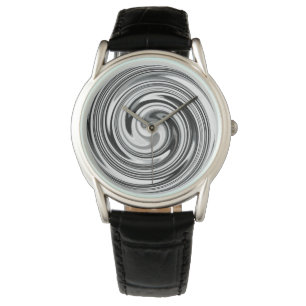 Moderne Swirl Abstrakt Art #7 Armbanduhr