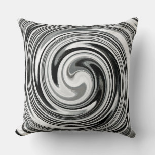 Moderne Swirl Abstrakt Art #7 Kissen
