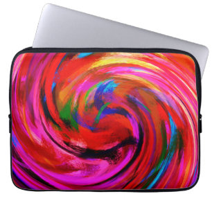 Moderne Swirl-Abstrakte Kunst #9 Laptopschutzhülle