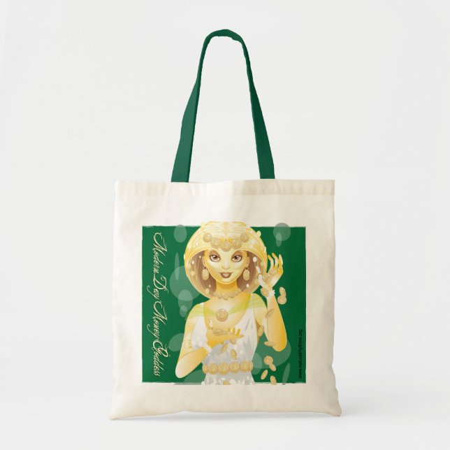 Moderne Tagesgeld-Göttin - Tasche (Vorne)