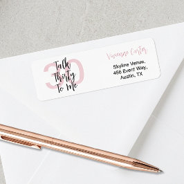 Moderne Talk Thirty To Me Pink 30. Geburtstagsfeie