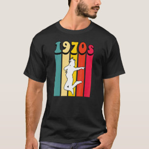 Moderne Tanz der 1970er Jahre Retro Vintage Zurück T-Shirt