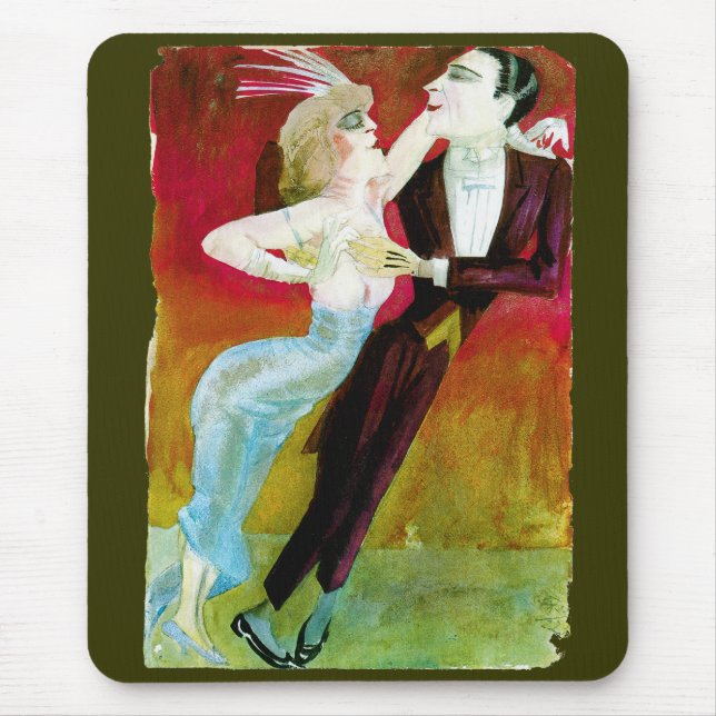 Moderne Tanzen-Paare durch Otto Dix Mousepad (Vorne)