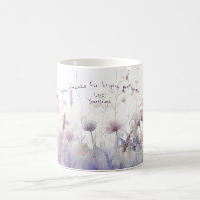Moderne Tasse der Mama mit handgeschriebenen Schri (Mittel)
