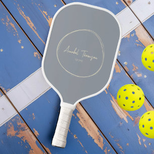 Moderne Taube Gray aus dem Mittelalter Name des Pickleball Schläger