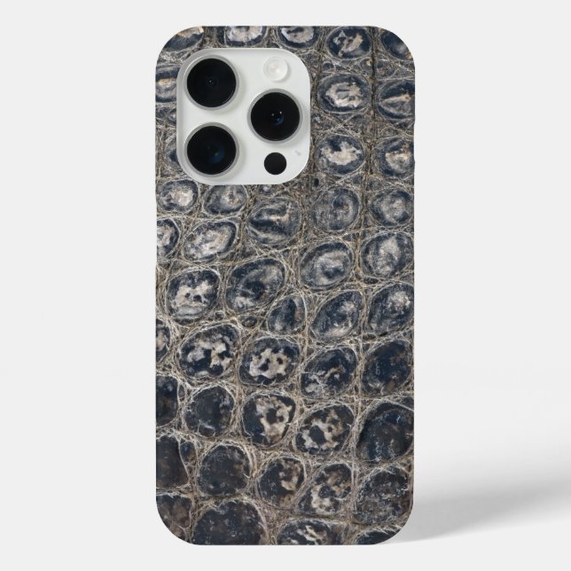 Moderne Taupe Croc Leather Textur Case-Mate iPhone Hülle (Rückseite)
