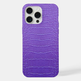 Moderne Taupe Croc Leather Textur iPhone 15 Pro Max Hülle