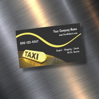 Moderne Taxi-Karten für magnetische Unternehmen Magnetische Visitenkarte